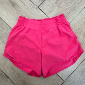 Lululemon Athletica Bright Pink Athletic Shorts